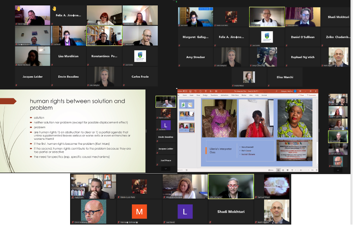 collage of speakers and ppt slides